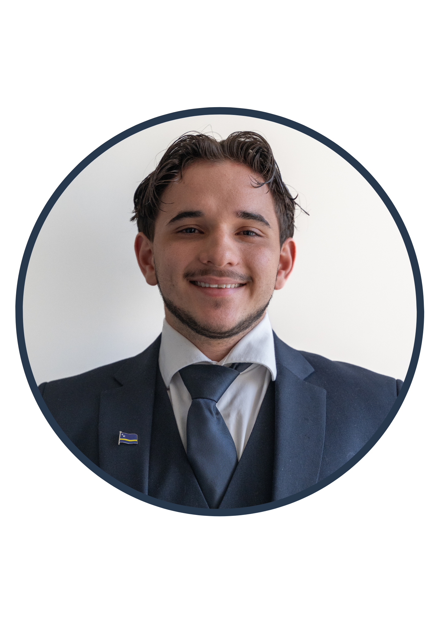 blue professional modern CV resume